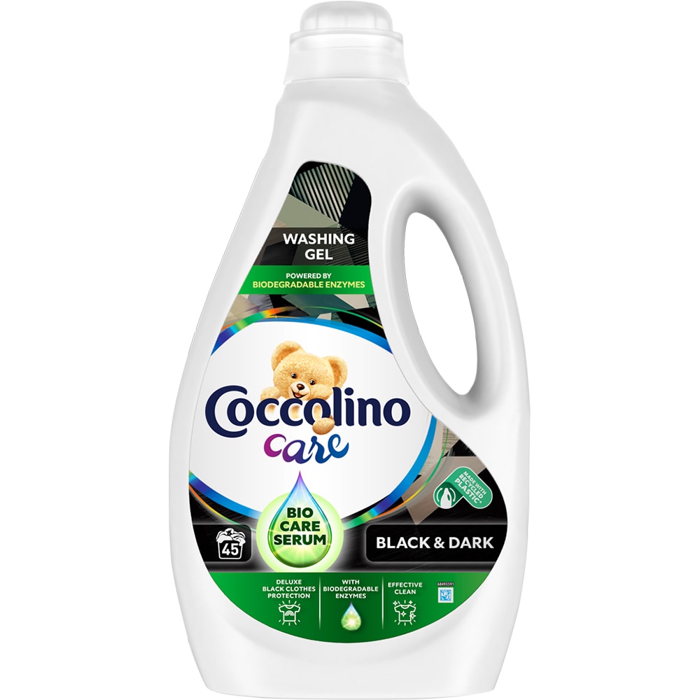 Detergent lichid COCCOLINO Care Black & Dark, 1.8 l, 45 spalari
