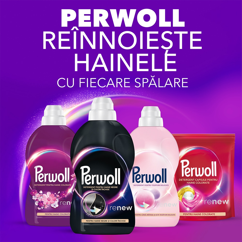 Detergent lichid PERWOLL Renew Black, 4 l, 80 spalari