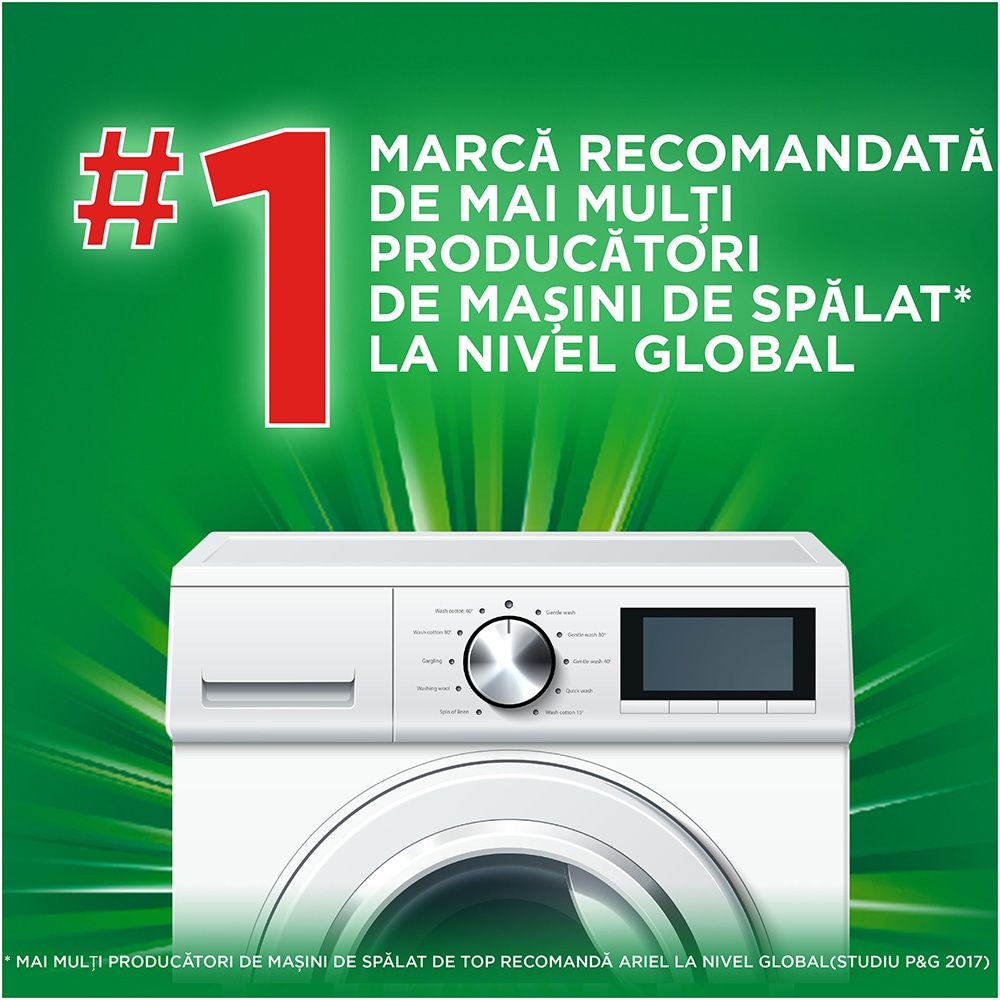 Detergent automat ARIEL +Ultra Oxi Effect, 6.8 kg, 68 spalari