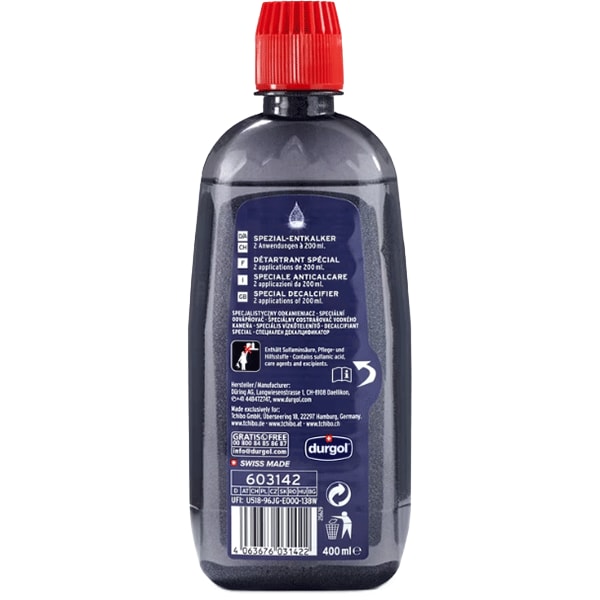 Solutie decalcifiere TCHIBO Durgol DURGOL400, 400ml