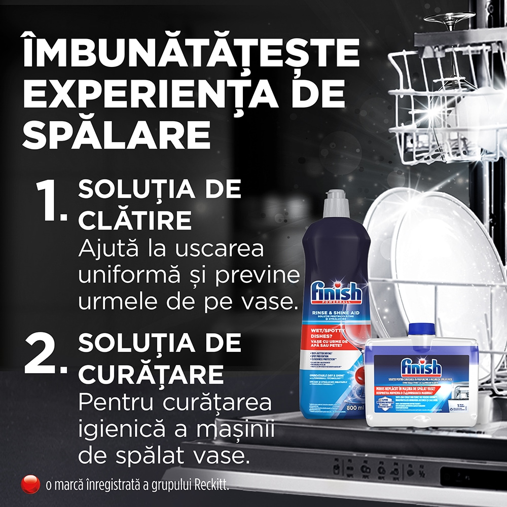 Detergent capsule FINISH Ultimate pentru masina de spalat vase, 80 spalari