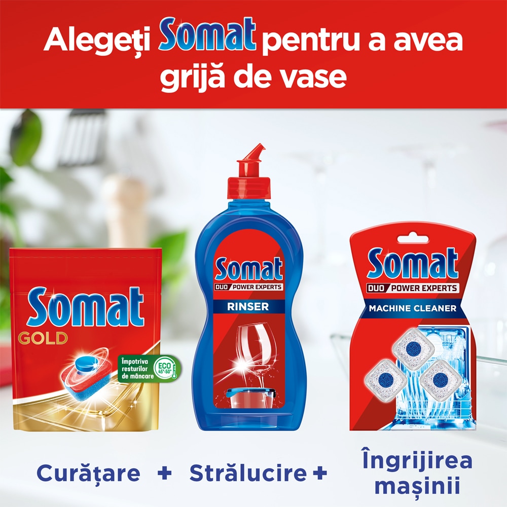 Detergent pentru masina de spalat vase SOMAT Gold, 90 tablete