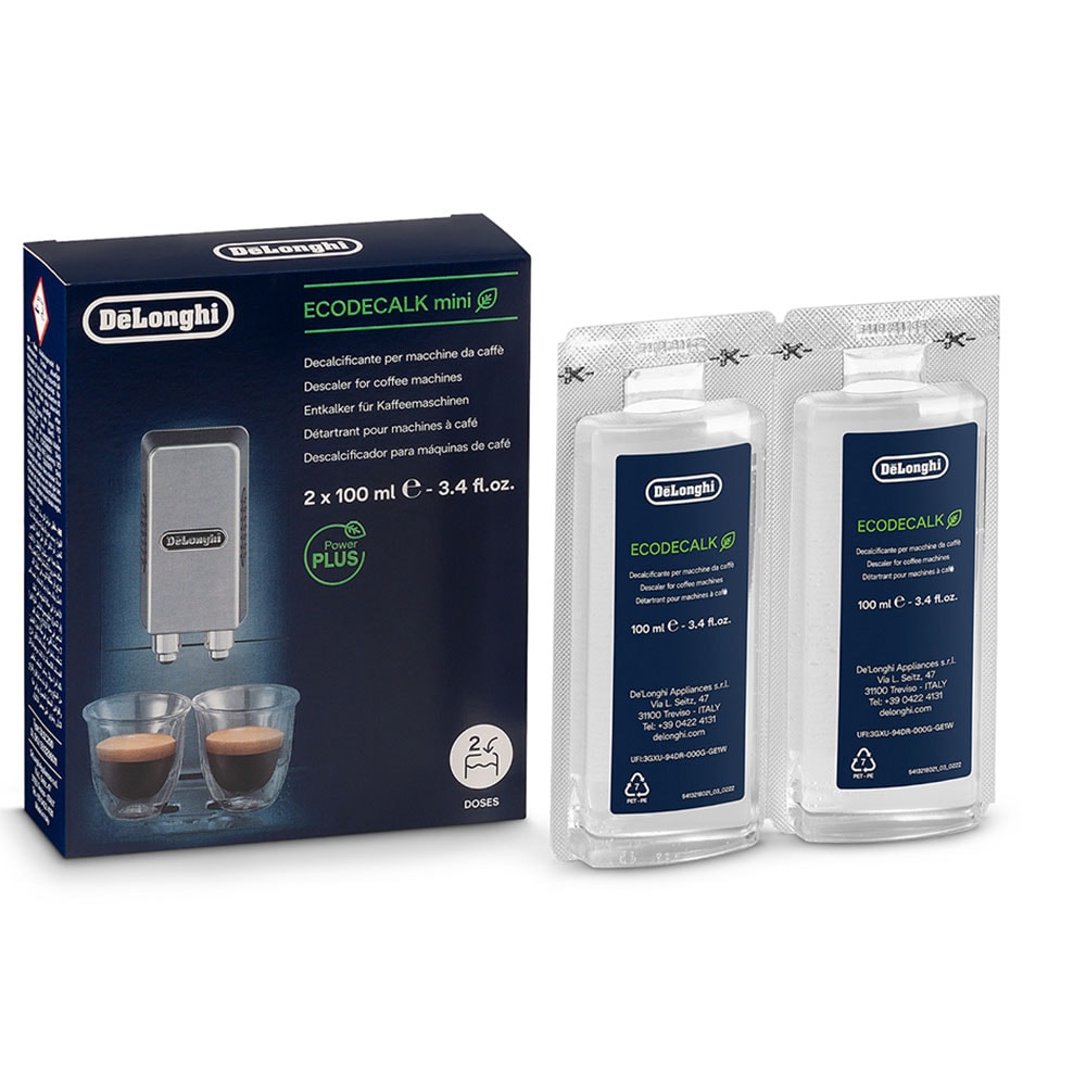 Decalcifiant pentru espressor DELONGHI ECODECALK2, 2 x 100ml