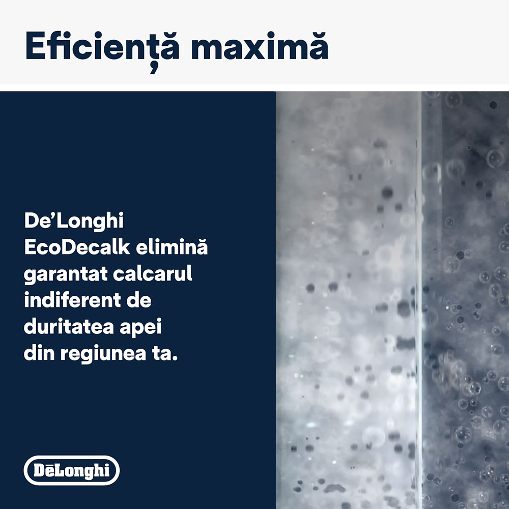 Decalcifiant pentru espressor DELONGHI ECODECALK2, 2 x 100ml
