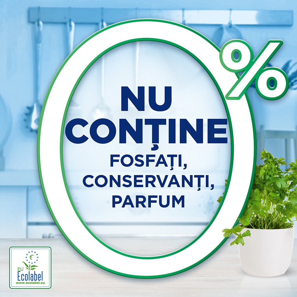 Detergent pentru masina de spalat vase FINISH Powerball 0%, 40 tablete