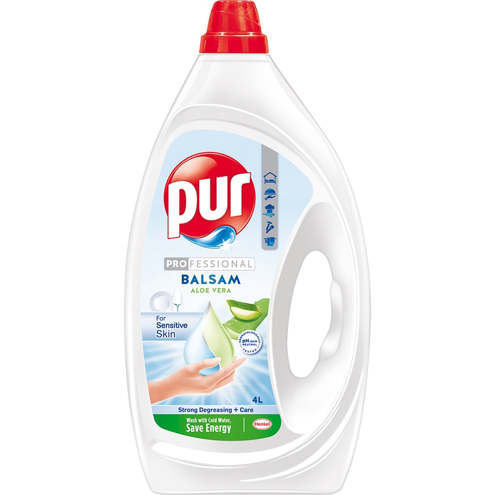 Detergent de vase PUR Balsam Aloe Vera, 4 l