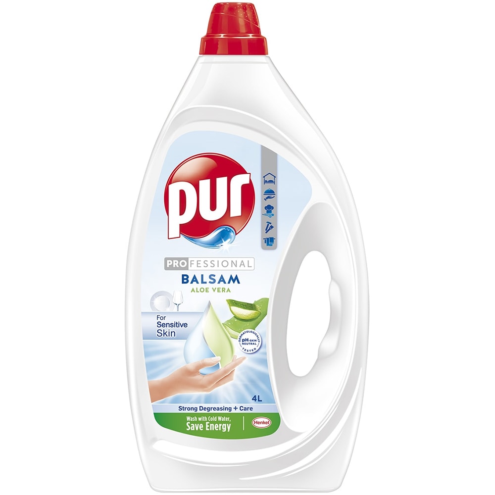 Detergent de vase PUR Balsam Aloe Vera, 4 l
