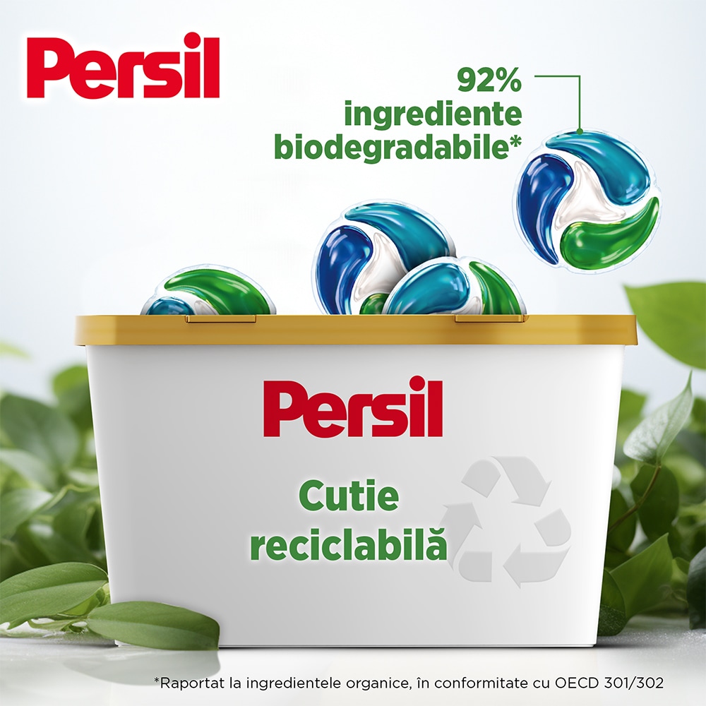Detergent capsule PERSIL Discs Universal, 22 spalari