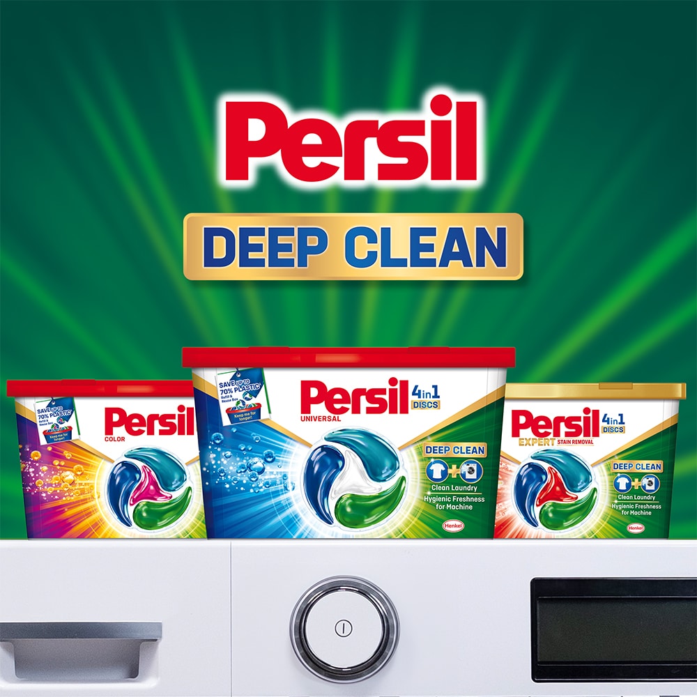 Detergent capsule PERSIL Discs Universal, 22 spalari