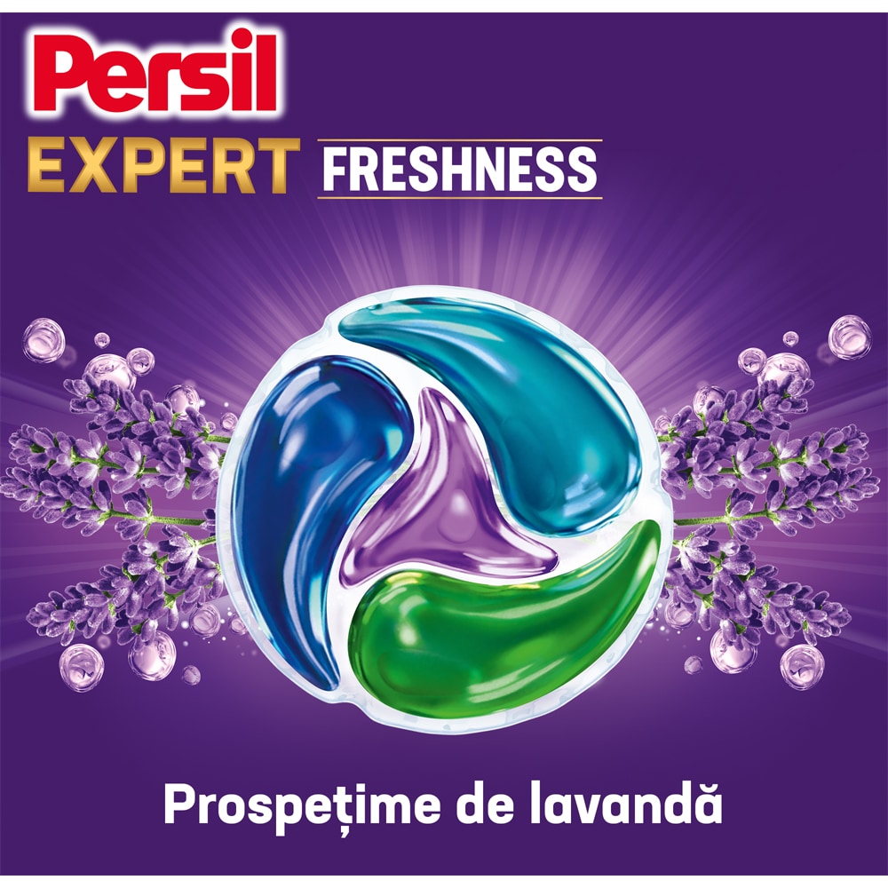 Detergent capsule PERSIL Discs Expert Lavander, 20 spalari