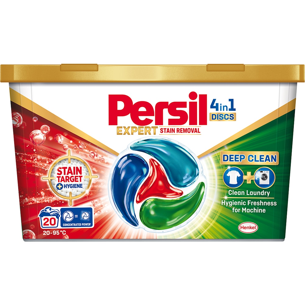 Detergent capsule PERSIL Discs Expert Stain Removal, 20 spalari