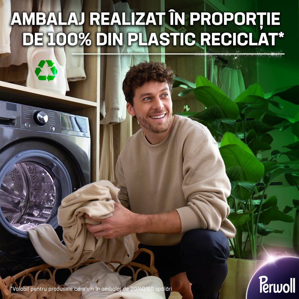 Detergent lichid PERWOLL Renew, Light Colors & White, 2 l, 40 spalari