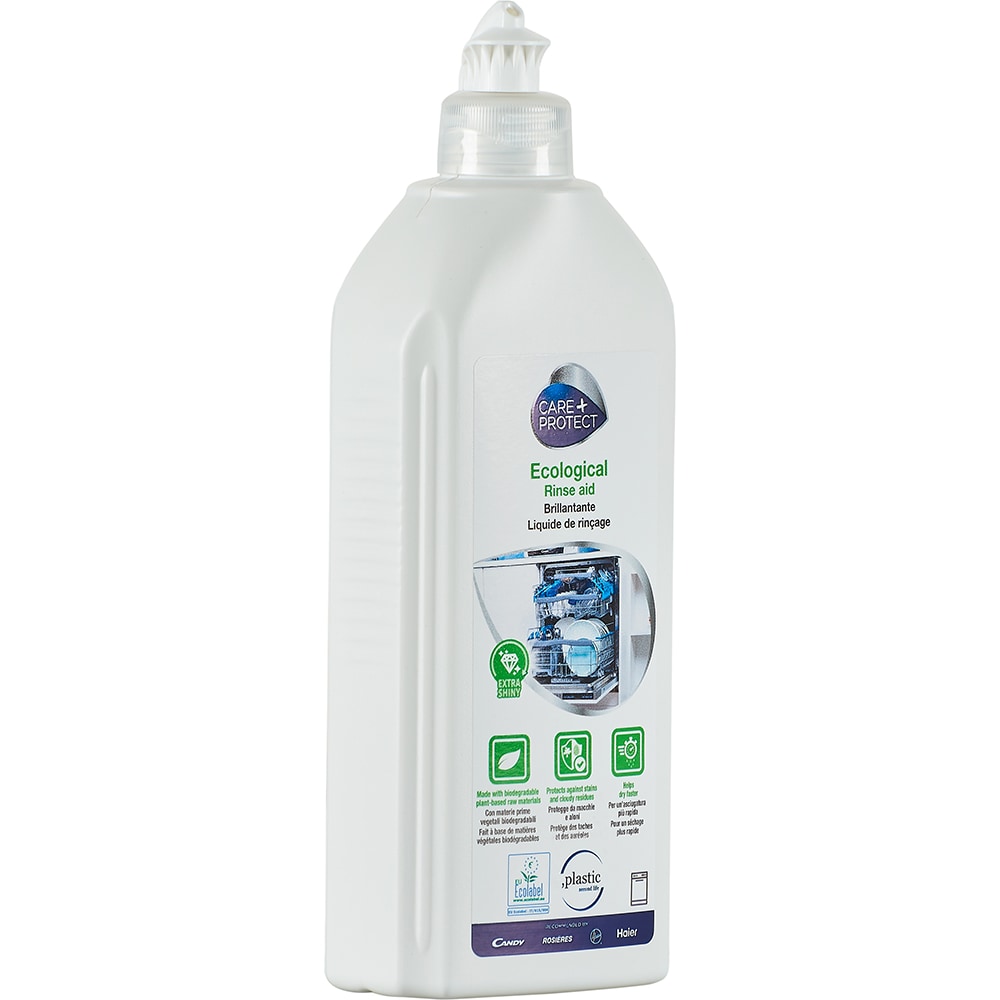 Solutie ecologica pentru clatire masina de spalat vase CANDY Care+Protect, 750 ml