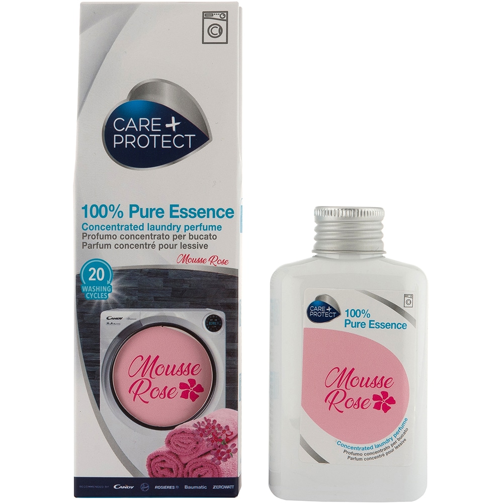Parfum masina de spalat rufe CANDY Care+Protect Mousse Rose, 100 ml, 20 spalari