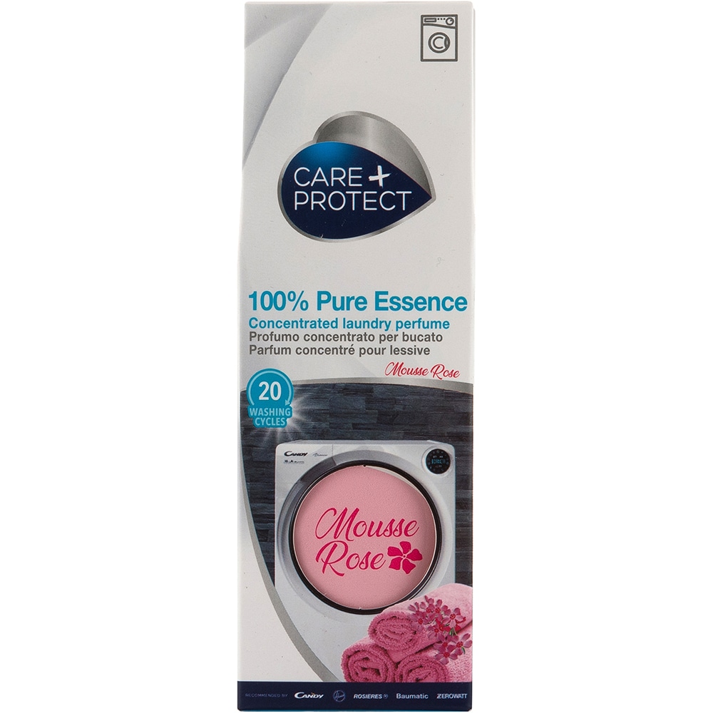 Parfum masina de spalat rufe CANDY Care+Protect Mousse Rose, 100 ml, 20 spalari