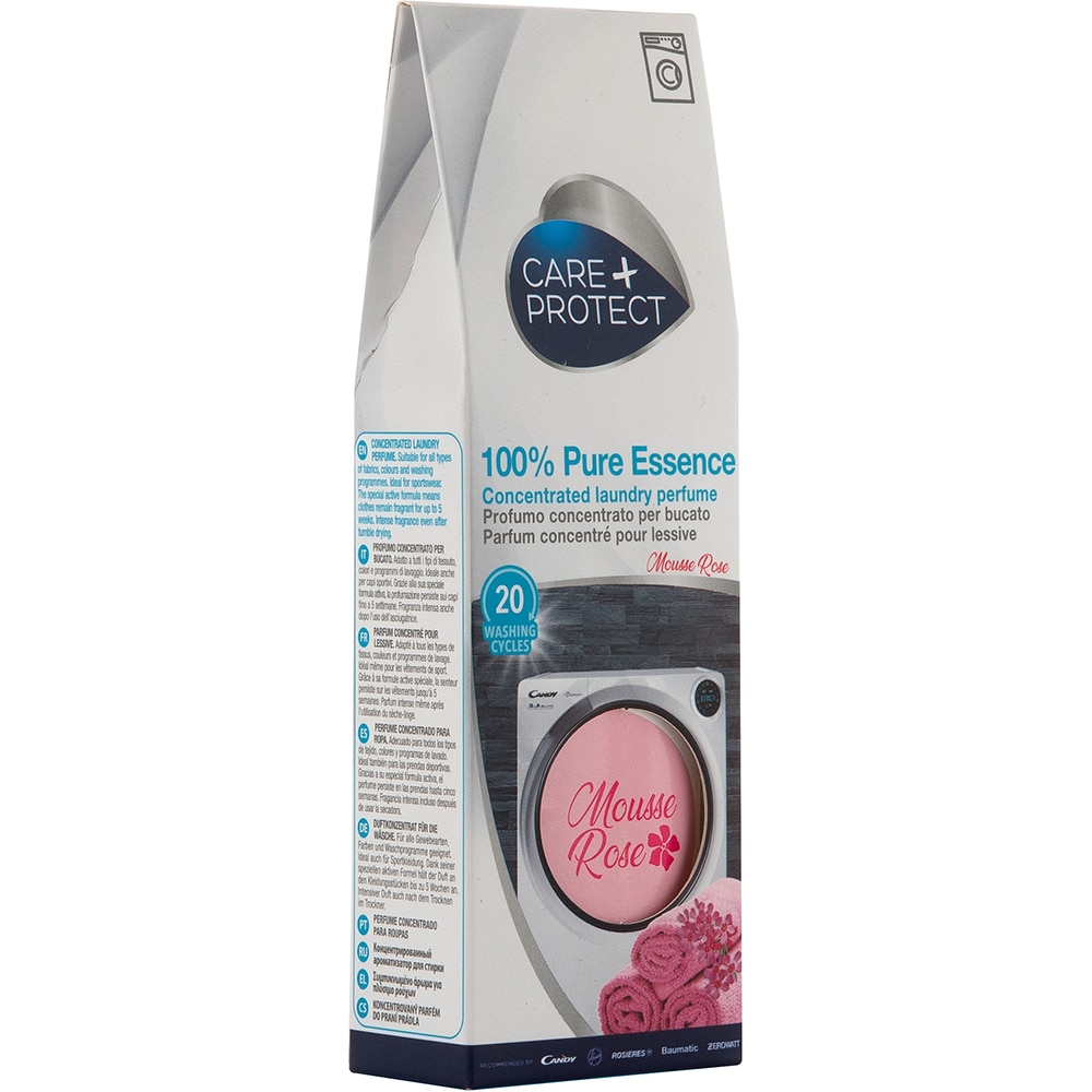 Parfum masina de spalat rufe CANDY Care+Protect Mousse Rose, 100 ml, 20 spalari