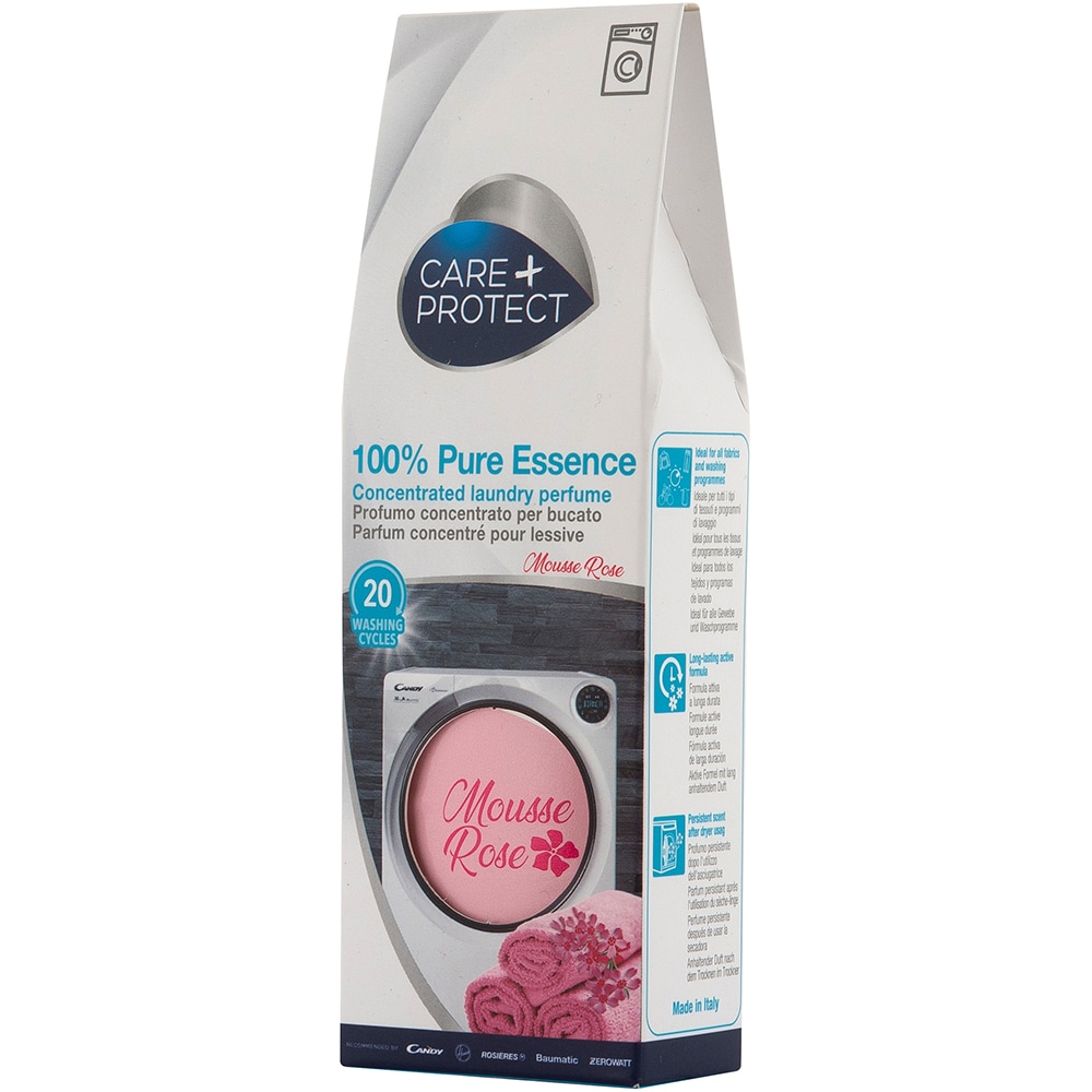 Parfum masina de spalat rufe CANDY Care+Protect Mousse Rose, 100 ml, 20 spalari
