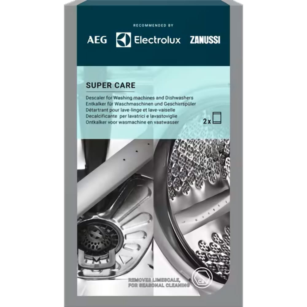 Anticalcar pentru masina de spalat rufe/vase ELECTROLUX Super Care, 2 x 100 g
