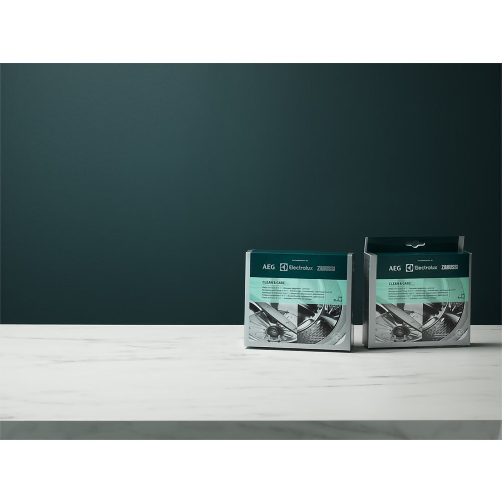 Anticalcar 3 in 1 pentru masina de spalat rufe/vase ELECTROLUX Clean & Care, 12 plicuri