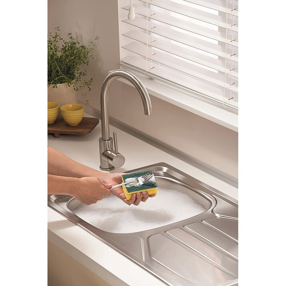 Burete de vase cu protectie unghii SCOTCH-BRITE MMBU1104, 8 bucati