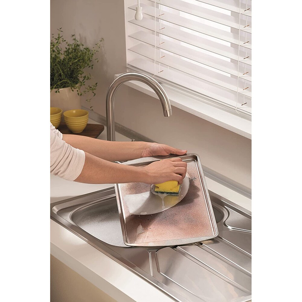 Burete de vase cu protectie unghii SCOTCH-BRITE MMBU1104, 8 bucati