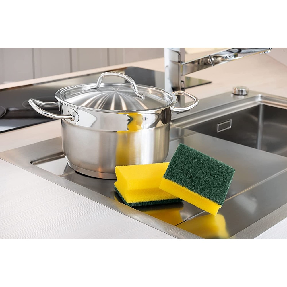 Burete de vase cu protectie unghii SCOTCH-BRITE MMBU1104, 8 bucati