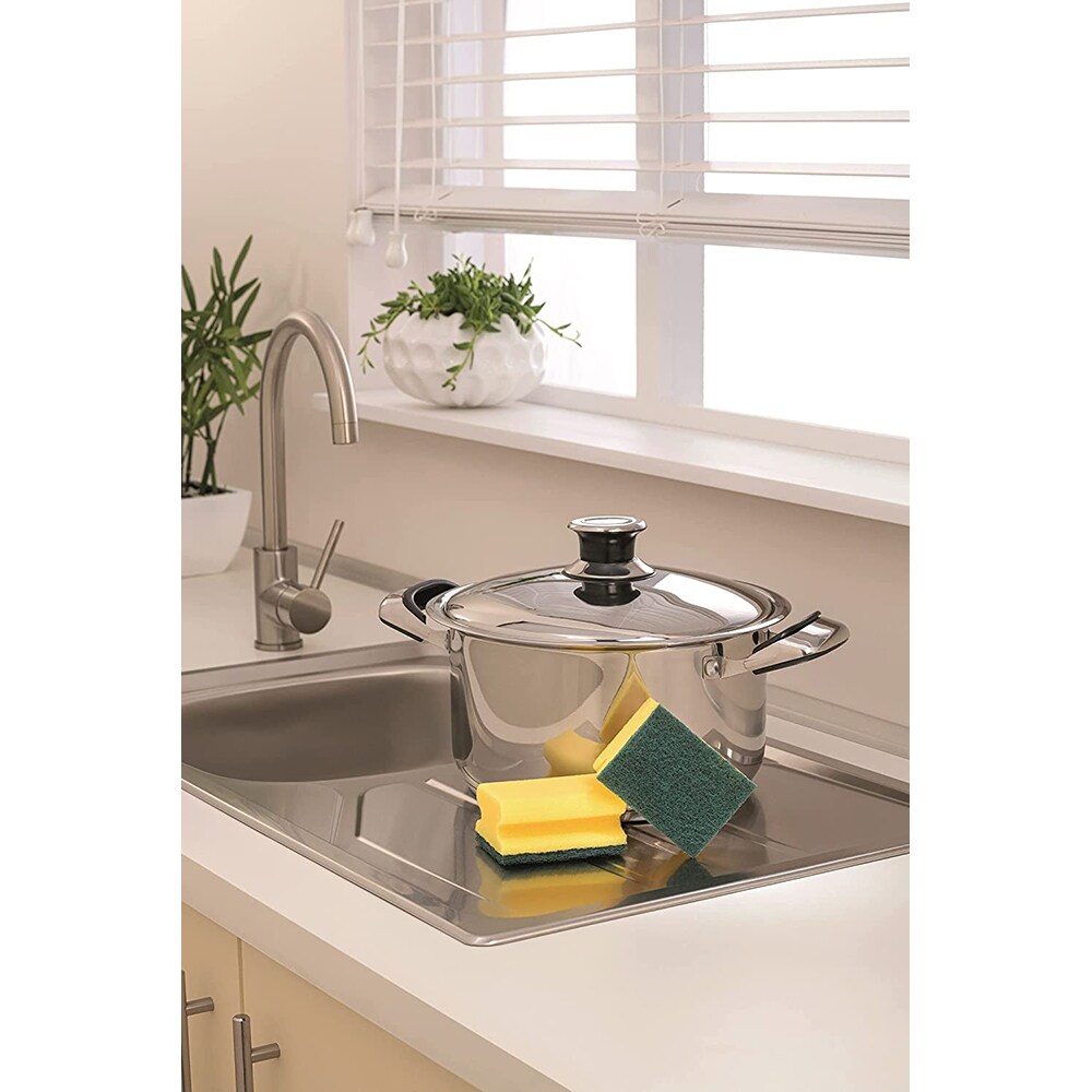 Burete de vase cu protectie unghii SCOTCH-BRITE MMBU1104, 8 bucati