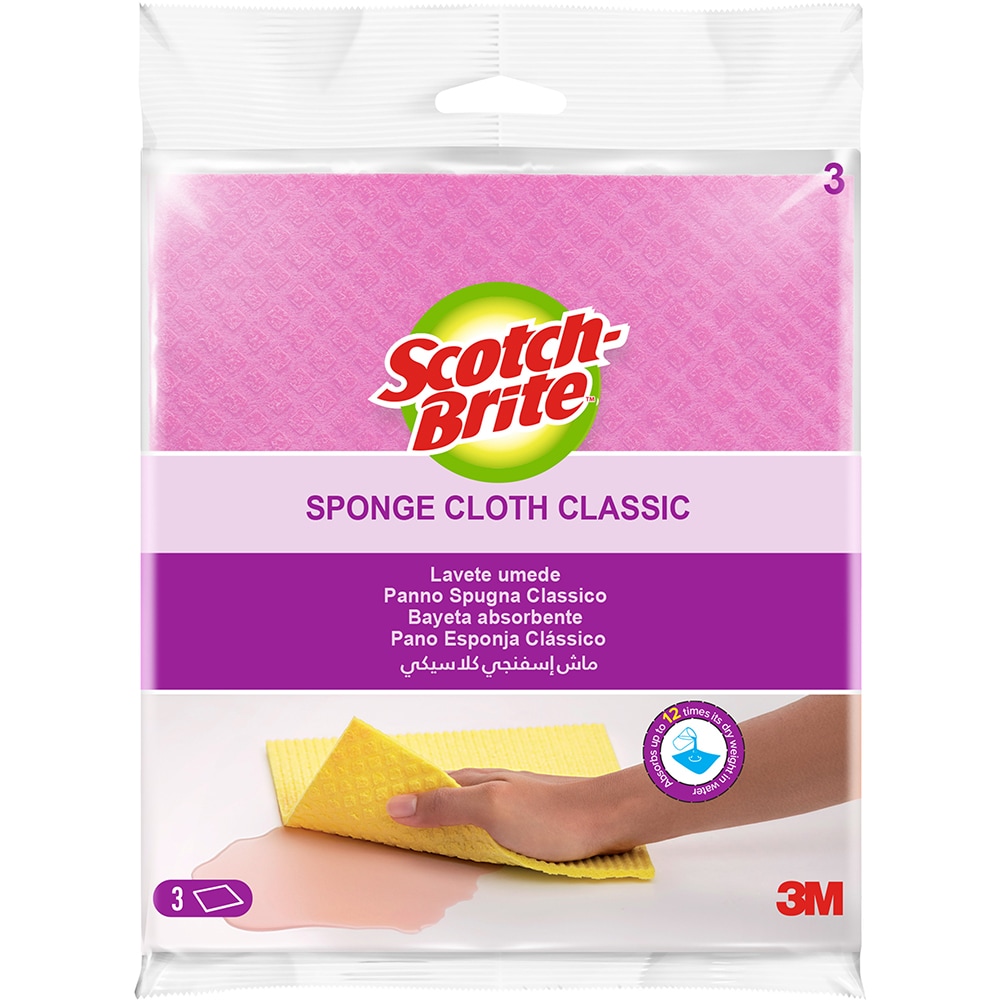 Laveta umeda SCOTCH-BRITE MMLA1613, 4 bucati