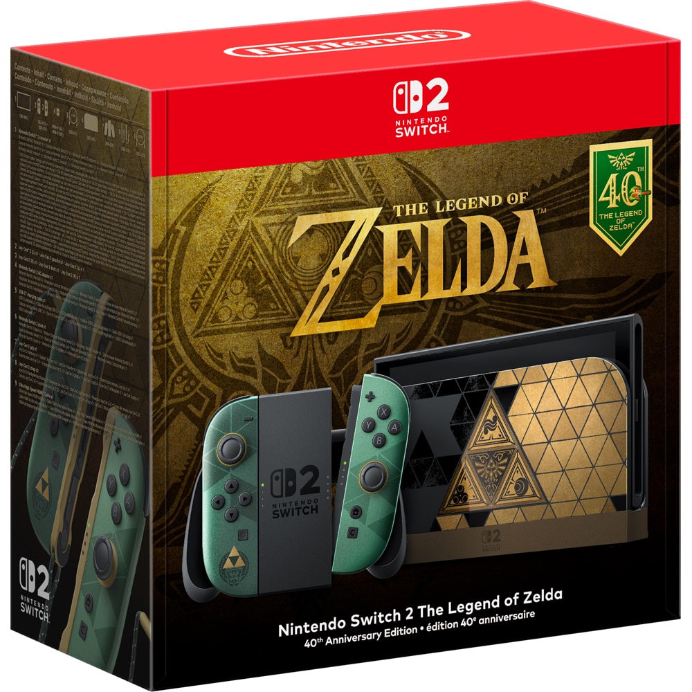 Consola NINTENDO Switch 2 The Legend of Zelda 40th Anniversary Edition
