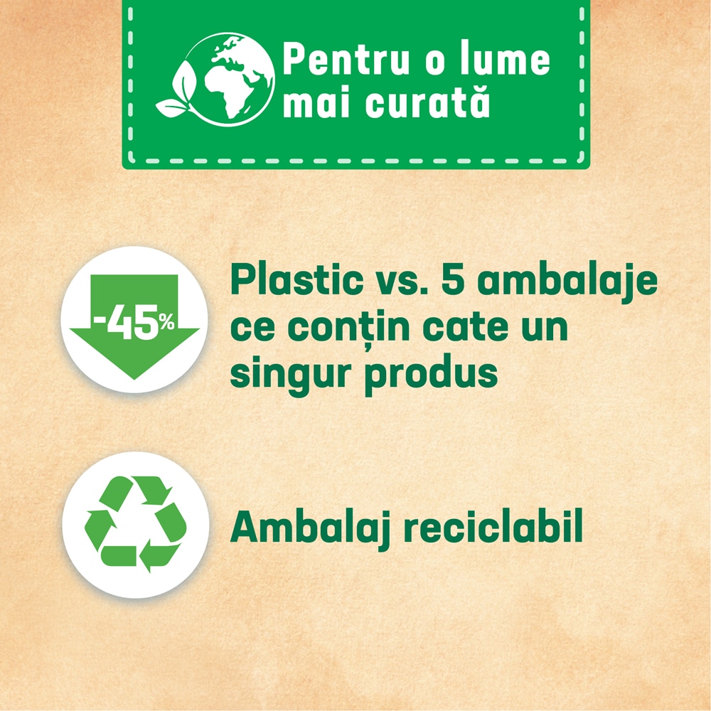 Odorizant toaleta BREF Color Aktiv Eucalyptus, 5 x 50g