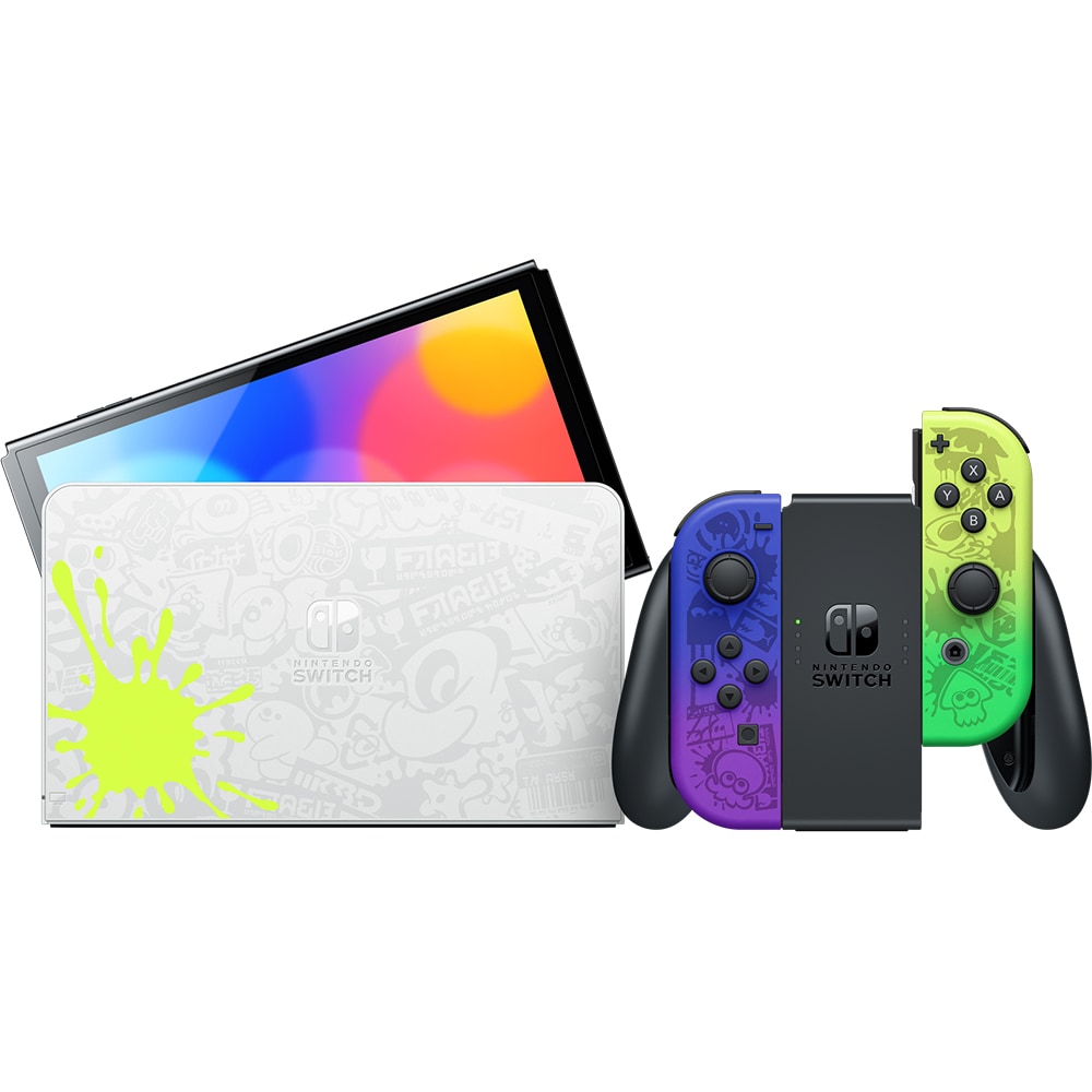 Consola NINTENDO Switch OLED Splatoon 3 Edition (Joy-Con Gradient Blue/Gradient Yellow)