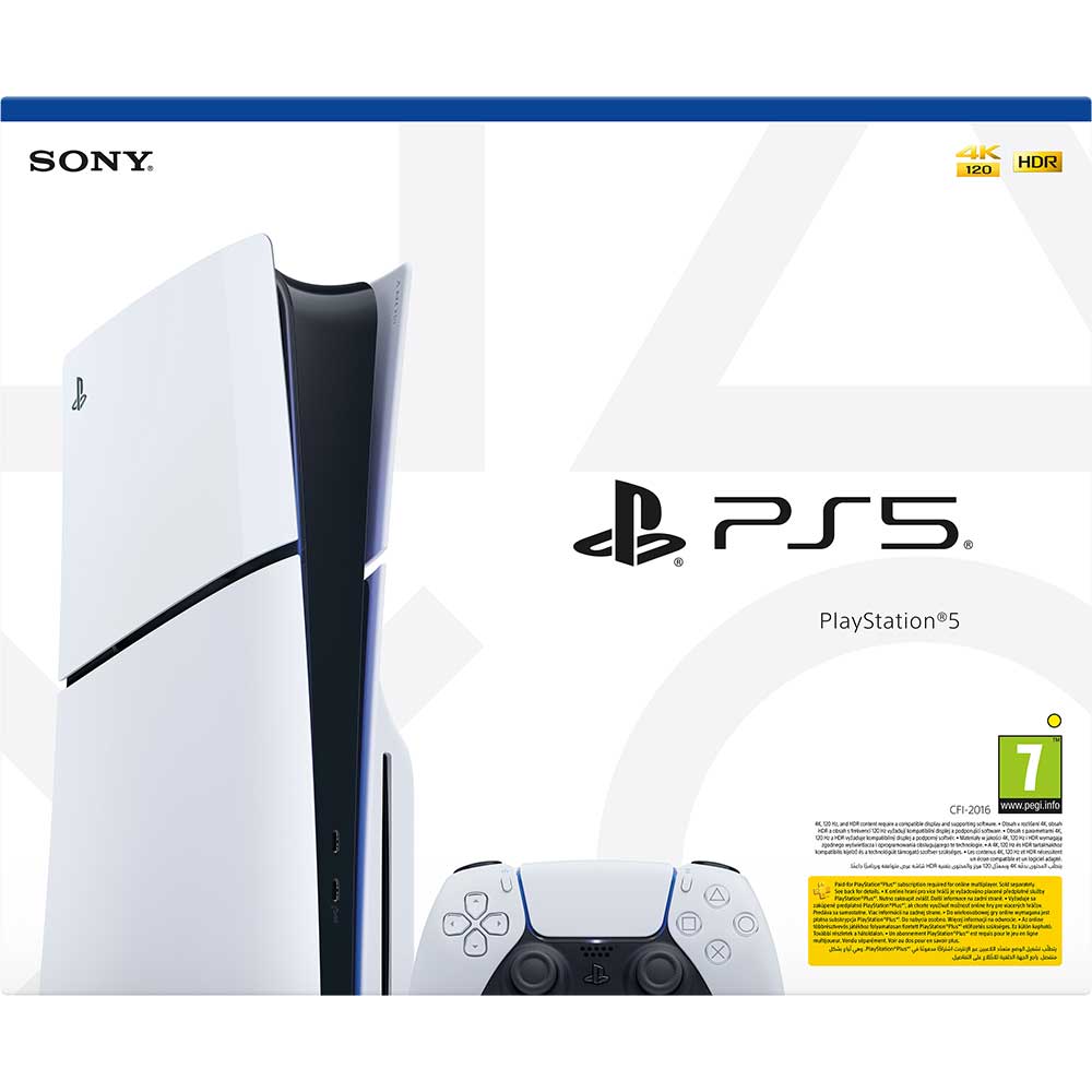 Consola PlayStation 5 Slim (PS5) 1TB, D-Chassis, White