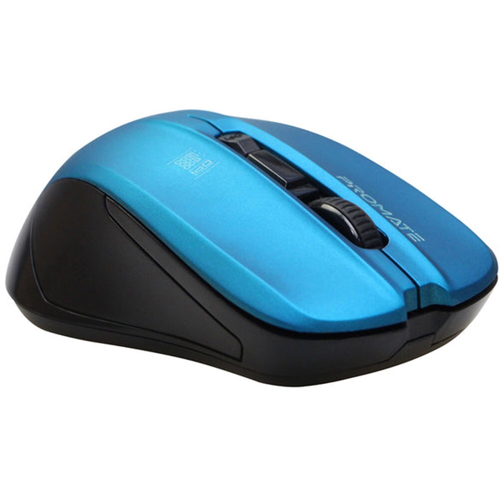 Mouse Wireless PROMATE Contour, 1600 dpi, albastru