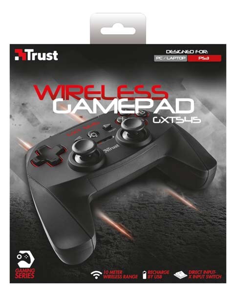 Controller Wireless TRUST GXT 545 (PC/PS3), negru