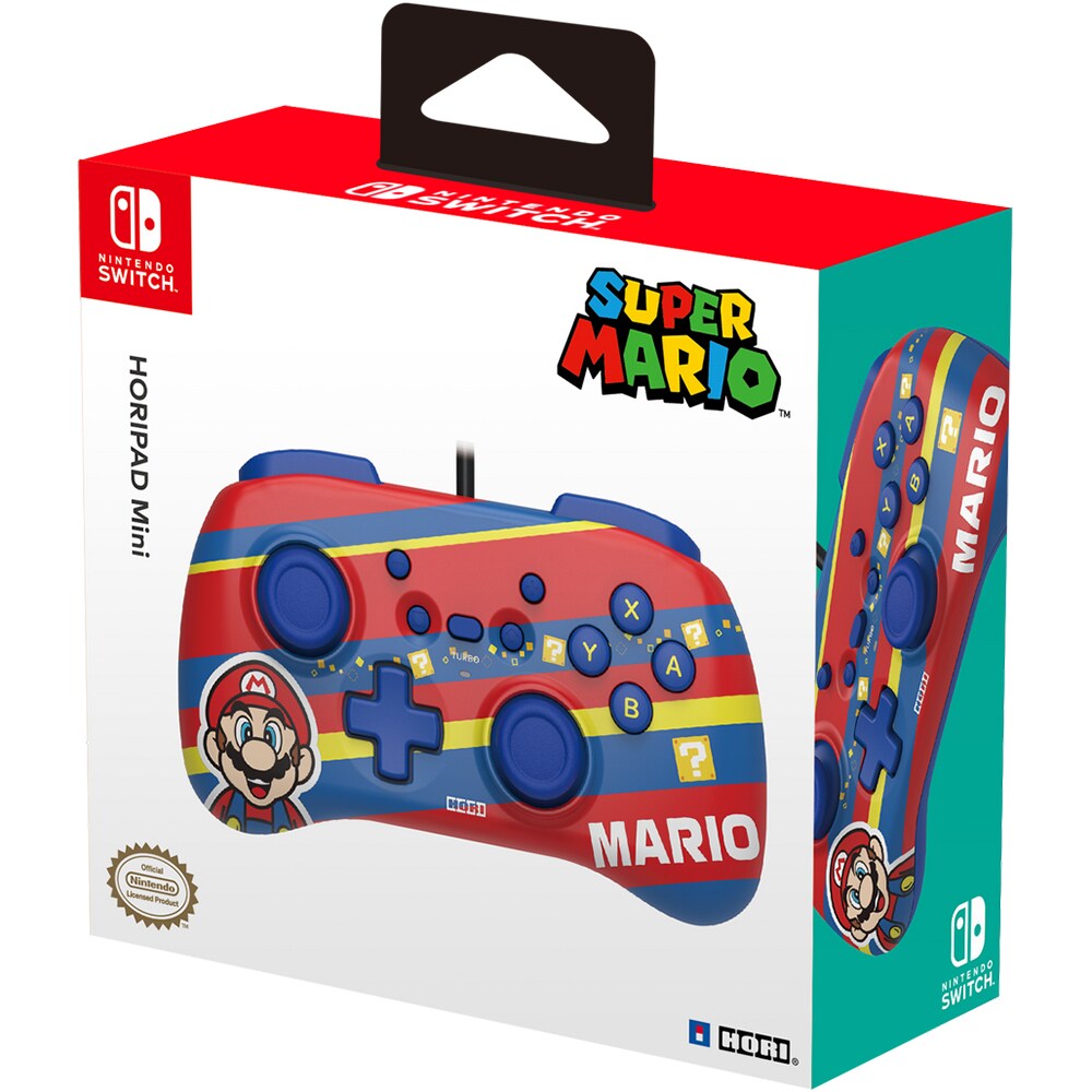 Controller HORI HORIPAD Mini (Super Mario Series - Mario) Nintendo Switch/OLED/PC NSW-366U, multicolor