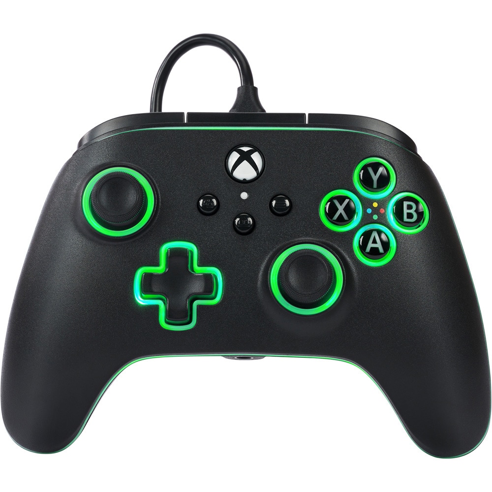 Controller PowerA Advantage Lumectra + Banda LED pentru Xbox Series X/S XBGP0076-01, negru