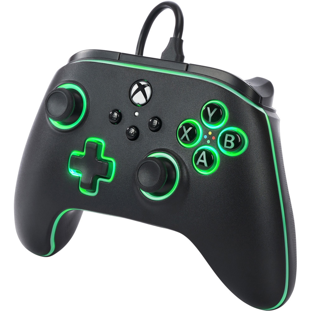 Controller PowerA Advantage Lumectra + Banda LED pentru Xbox Series X/S XBGP0076-01, negru