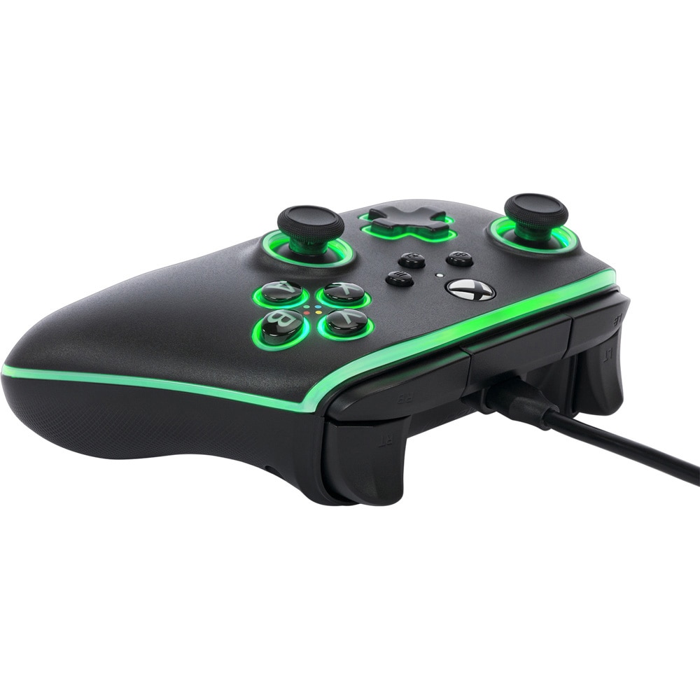 Controller PowerA Advantage Lumectra + Banda LED pentru Xbox Series X/S XBGP0076-01, negru