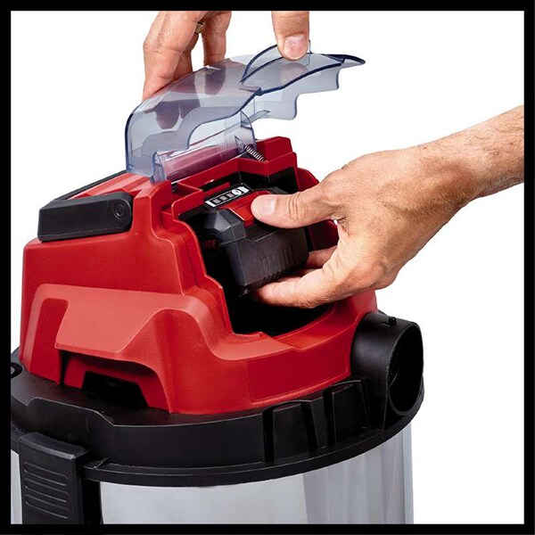 Aspirator umed/uscat EINHELL Power X-Change TC-VC 18/20 Li S-Solo, 20l, 72dB, 18V, Fara acumulator