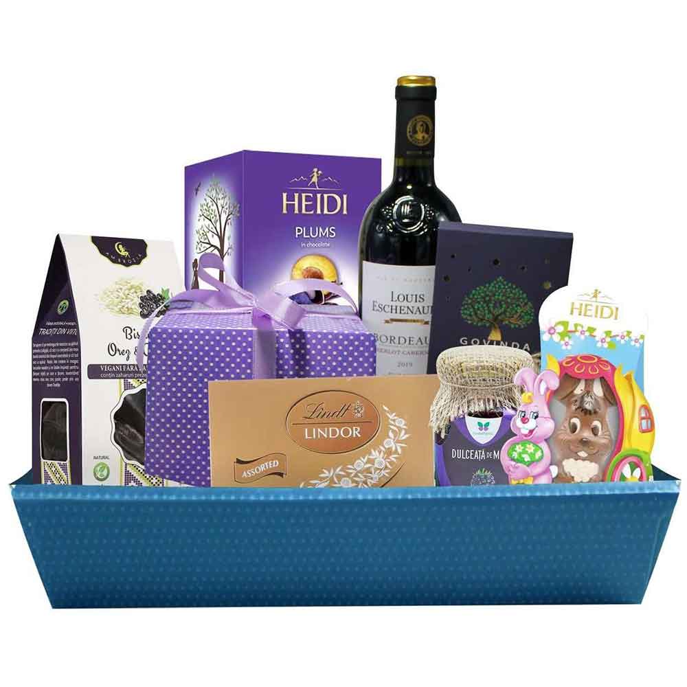 Cos cadou LUXURY BASKETS Purple Easter 9PE