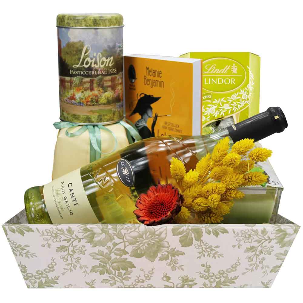 Cos cadou LUXURY BASKETS Yellow Chic 7YC