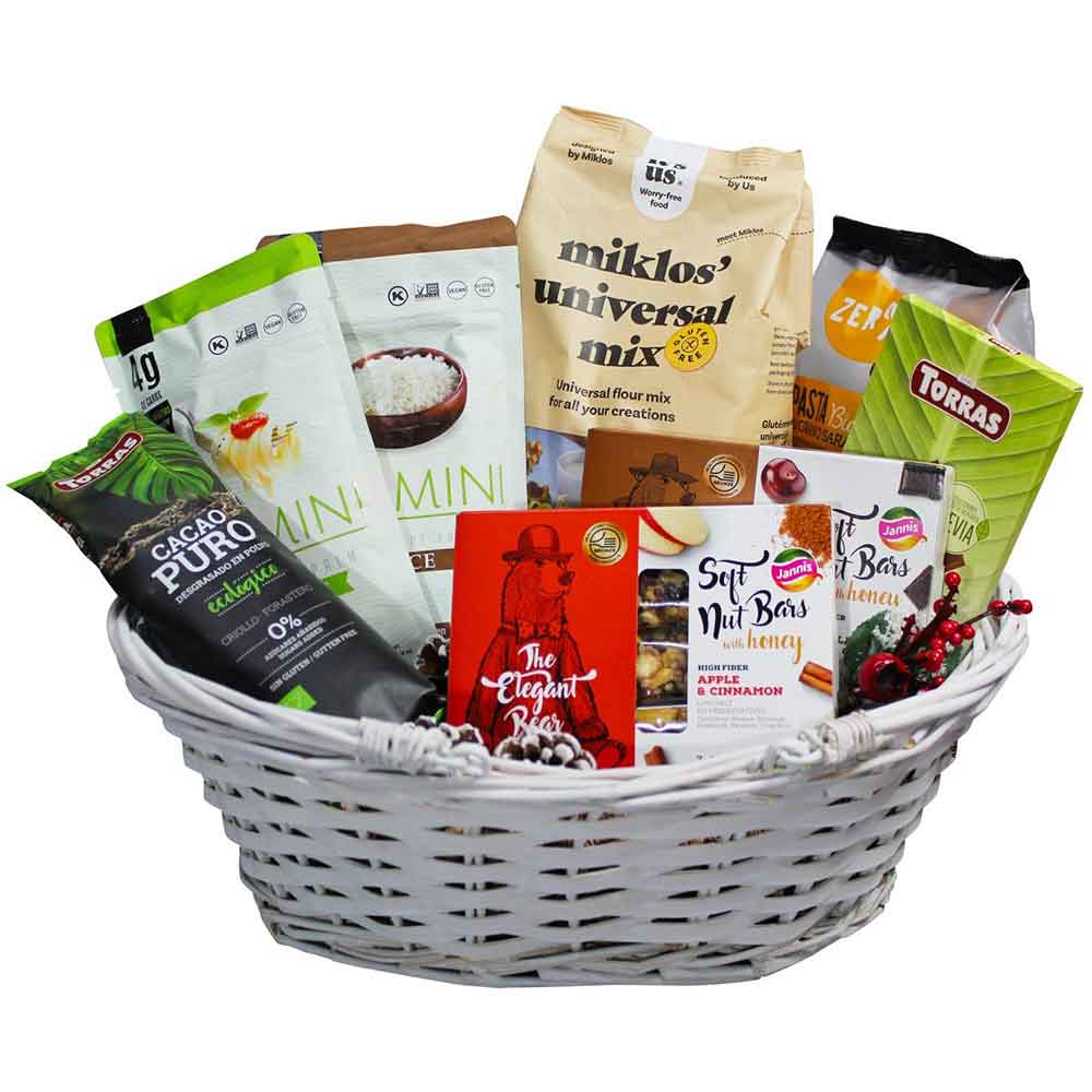 Cos cadou LUXURY BASKETS Vegan Gourmet 9VG
