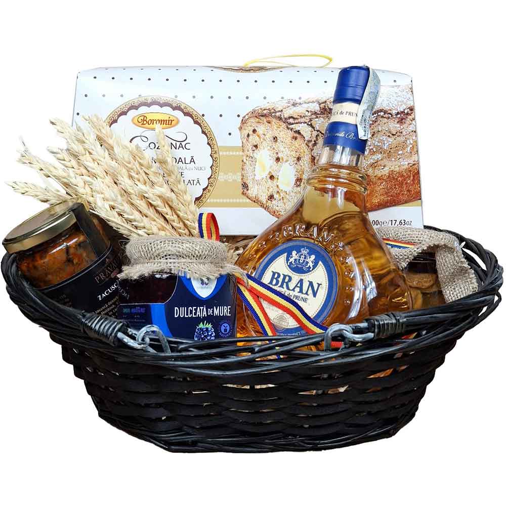 Cos cadou LUXURY BASKETS Gust Autentic Romanesc 6GAR