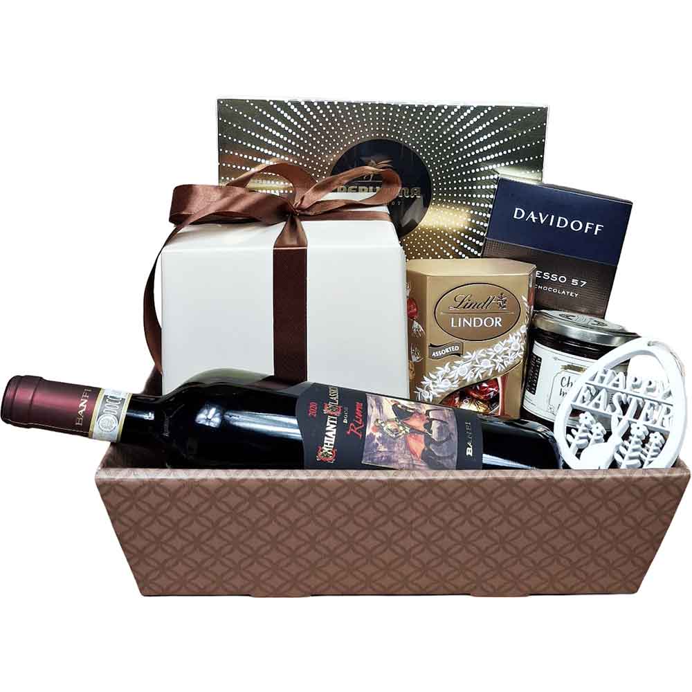 Cos cadou LUXURY BASKETS Banfi Easter Deluxe 7BED