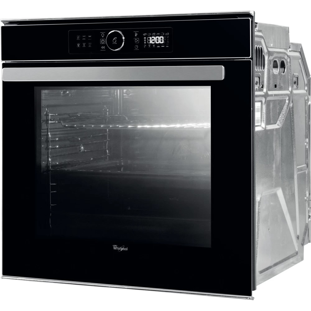 Cuptor incorporabil WHIRLPOOL AKZM 8480 NB, Electric, Autocuratare pirolitica, 73 l, Clasa A+, 6th Sense, negru