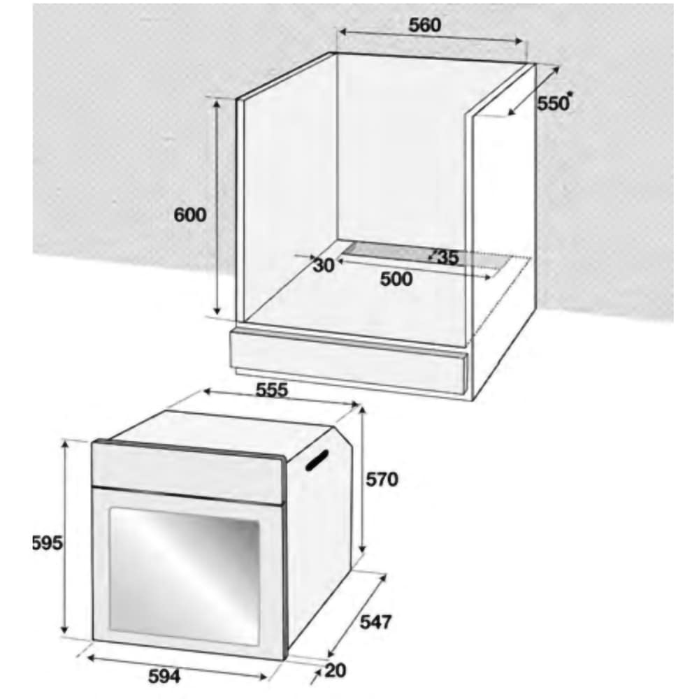 Cuptor incorporabil ARCTIC AROIE21100C, Electric, Autocuratare catalitica, 66 l, Clasa A, inox