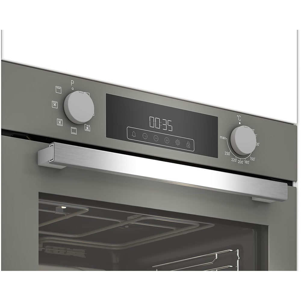 Cuptor incorporabil ARCTIC ARVIE1430MGM, Electric, Autocuratare catalitica, 71 l, Clasa A, gri