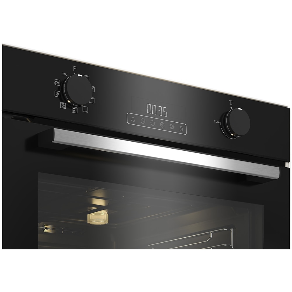 Cuptor incorporabil ARCTIC ARVIM1430BMP, Electric, Autocuratare pirolitica, 72 l, Clasa A+, negru