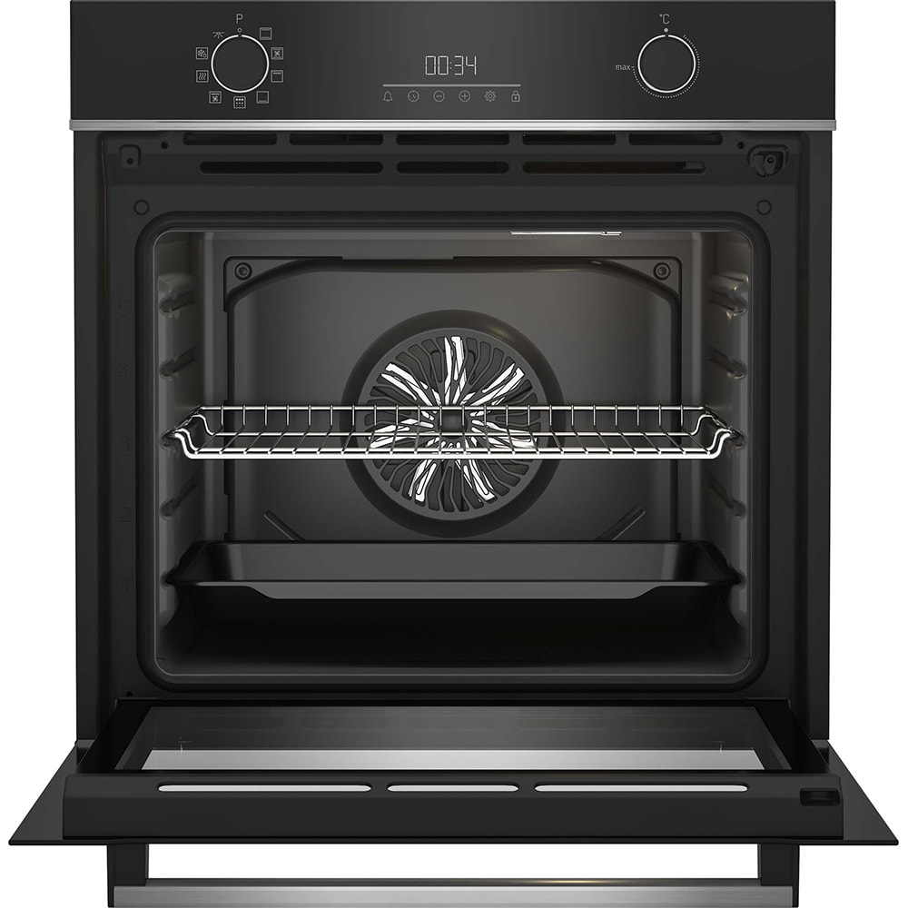 Cuptor incorporabil BEKO BBIE13301XFP, Electric, Autocuratare pirolitica, 66 l, Clasa A, negru