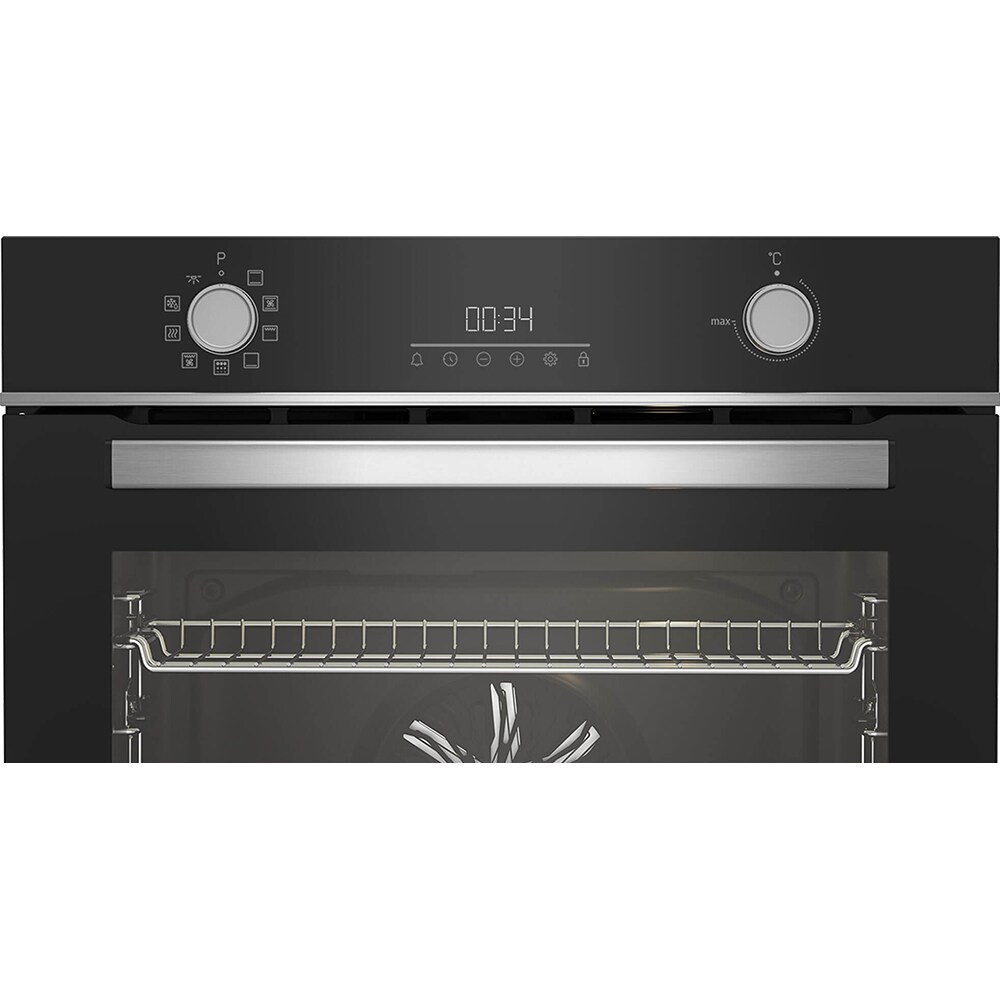Cuptor incorporabil BEKO BBIM13300XPSE, Electric, Autocuratare pirolitica, 72 l, Clasa A+, AeroPerfect, negru